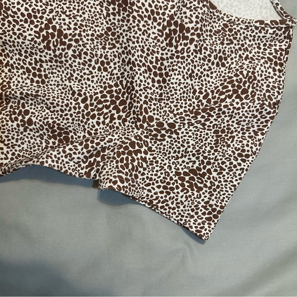 Lands’ End Women’s Large Cotton Animal Print Nightgown Short Sleeve - Picture 9 of 9